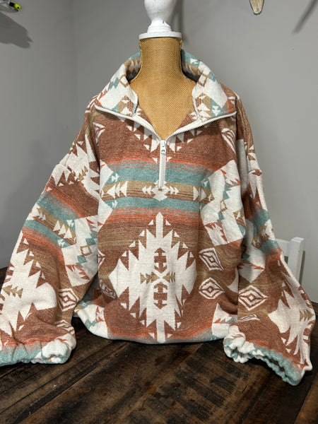 Aztec Pullover - Plus