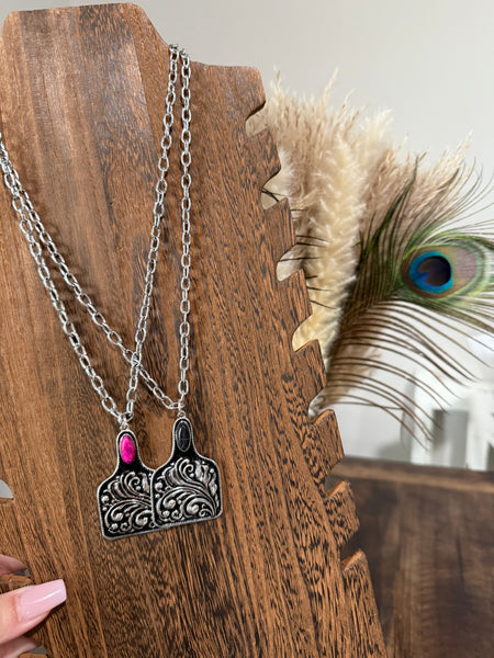 Ear Tag Necklace