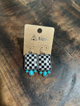 Checkered Earrings