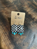 Checkered Earrings