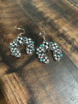 Checkered Squash Earrings