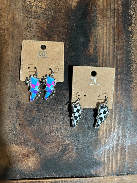 Dangle Bolt Earrings