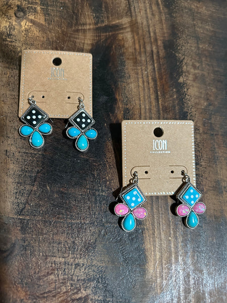 Dice Dangle Earrings